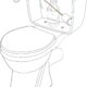 Wirquin 10724137 Chasse d'eau wc robinet flotteur a alimentation laterale F2, laiton