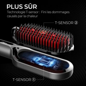 Brosse lissante ionique TYMO pro - 16 temp. 80-230°C