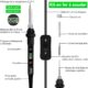 Fer a Souder Kit 80W Temperature Reglable 180-520C Electronique de Precision avec Interrupteur ONOFF, 5 Conseils de soudage, Pompe