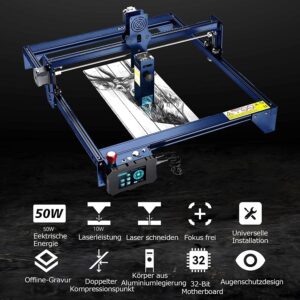 ATOMSTACK A10 PRO 50w gravure laser offline Appareil de gravure laser 10W Tete laser 10W Gravure laser Machine a gravure laser pour