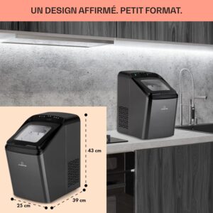 Machine à glaçons Klarstein 2,9 L, 15 kg, 2 tailles