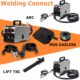 Poste a Souder Mig 250A, 3 en 1 Mig Welder Inverter, Affichage NumeRique LED Tig Mig Welder, Poste de Soudage Portable, 240V Machine