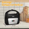 YASHE Appareil a gaufre, 750W Gaufrier Electrique, Machine a Gaufre pour 2 Gaufres, Plaques Antiadhesives, Temperature Automatique,