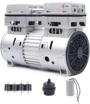 Moteur 750 W pour compresseur silencieux sans huile 8 bars 145 lmin 69 dB Accessoire de compresseur d'air silencieux 220 V