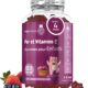 Gummies Fer avec Vitamine C - 120 Gummies Vitamine Enfant (4mois) de 3 a 12 ans - Gummies Enfant Vitamine C Acide Ascorbique Fer S