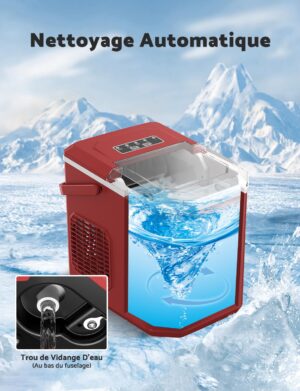 71WiJV0iJWL._SL1500_.jpg Machine à glaçons - 12 kg/24h, 9 glaçons en 6-8 min