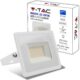 V-TAC Projecteur LED Exterieur 30W - Haute Performance Blanc- IP65 2510 Lumen Lampe Etanche pour Maison, Jardin, Garage, Fabri