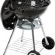 TecTake BBQ GRILL BARBECUE CHARBON DE BOIS FUMOIR SMOKER - diverses tailles au choix - (Barbecue rond avec couvercle et roues No.