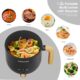 Audecook Hot Pot electrique avec Cuiseur a Vapeur, 1.5L Portable PoeLe Multifonction, Parfait Pour NouillesPaTesœUfsSoupeSteak (