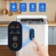 Machine à glaçons 9 en 6 min – 12 kg/24h, autonettoyante