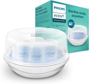 71XoYH0CYBL._AC_SL1500_.jpg Philips Avent Sterilisateur micro-ondes a vapeur (modele SCF28102)