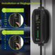 SYNCWIRE Electric Car Charger 7.5 m Type 2 Cable 68101316A Adjustable Electric Current, Schuko Plug Charging Station Wallbox P
