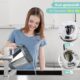 OTOmitra Passoire a pates pour Thermomix TM6 TM5, aide a egoutter et protection anti-eclaboussures, passoire a pates sans BPA, passo