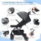Poussette légère bébé AOODIL, compacte pliable d'une main