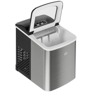 Machine à glaçons HOMCOM 12 kg/24 h autonettoyante noire