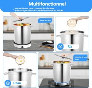 71Yfo1fbQnL._AC_SL1500_.jpg Marmite inox 35 L Begoniape - fond épais, couvercle rainuré