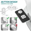 Samodra Pulverisateur Bidet non electrique avec double buses retractables autonettoyantes - Nettoyage avant et arriere - Bouton pous
