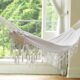 Hamac double pour interieur et exterieur - Hamac de camping portable - Grand hamac en coton doux pour la maison, deux personnes, ter