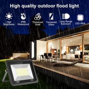 Projecteur LED extérieur Eleganted 60W 6000LM IP66 6500K