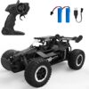Great-JUNAMT rc Car Voiture telecommandee RC Voitures 1:16 Tout-Terrain Monster Truck Phares a LED, Jouet de Voiture RC 20 kmh Cade