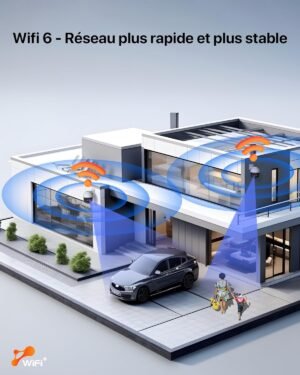 Caméra Tenda WiFi extérieure 3MP - Vision nuit couleur