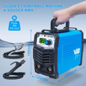 Poste à souder à électrodes MMA 200A Inverter - Kit casque