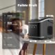 Ice Maker, 12 kg in 24 hours, Acmeenjoy Ice Maker with Ice Spoon, 9 Ice Cubes in 6-8 Minutes, Self-Cleaning and Portable Ice Cube Ma