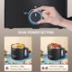Vocha Multicuiseur Electrique, petite marmite electrique en acier inoxydable 1,6 L, hot pot electrique portable pour chambre d'etudi