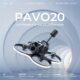 BETAFPV ExpressLRS V3 Pavo20 Quadrirotor Whoop sans balais avec support numerique HD pour unite d'air O3, F4 2-3S 20 A FC, moteur 11