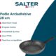Salter Poele a Frire en Aluminium Forge 28 cm, Revetement Anti-adhesif Durable sans PFOA, Poignee Durable Rivetee, Compatible avec l