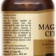 71ZowTPi50L._AC_SL1500_.jpg Solgar Magnesium Citrate - Sommeil et Fatigue - Vitalite et energie - Hautement Assimilable - Mineral - Complement Alimentaire - Fla