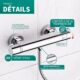 Mitigeur de douche thermostatique MORADO 3 jets chromé