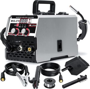 Poste a Souder Mig 250A, 3 en 1 Mig Welder Inverter, Affichage NumeRique LED Tig Mig Welder, Poste de Soudage Portable, 240V Machine