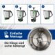 Couteau TM5 VIOKS remplacement inox SUS420 pour Thermomix