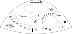 71aE88jxL._AC_SL1500_.jpg Thermodernizate.com ZLKV Nuevo Sticker de Panneau de Commande pour thermomix Tm31 Transparent