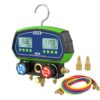 MR CARTOOL L302 Manometre Climatisation Voiture Numerique Manifold Manometre Refrigeration Jauge avec 3 Flexibles 90 Fluides Frigori