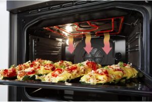 Gorenje GECS6C 70 XPA Cuisiniere electrique avec plaque vitroceramique, 60 cm, 71 litres, ExtraSteam, GentleClose, AirFry, bascule r