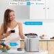 71aRNSv5ZEL._SL1500_.jpg Machine à glaçons GoveeLife portable connectée, 26 lb/24 h