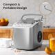 Machine à glaçons portable – 9 sphères 6 min, autonettoyante