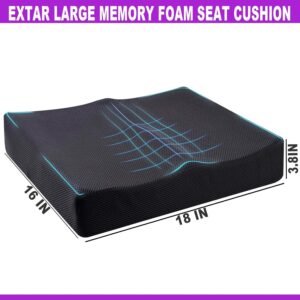 Coussin de siège mémoire de forme Extra-Large Yuwe