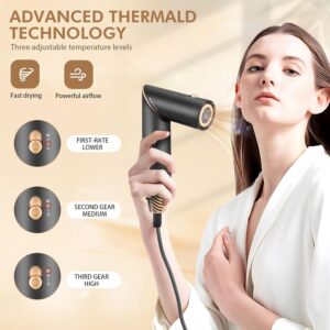 Air Styler 6 en 1 Brosse Soufflante Seche Cheveux, Boucler les Cheveux avec de l'Air Brosse Lissante, Outils de Coiffure Multifoncti