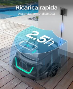 Robot de piscine WYBOT sans fil – piscines jusqu'à 100 m²