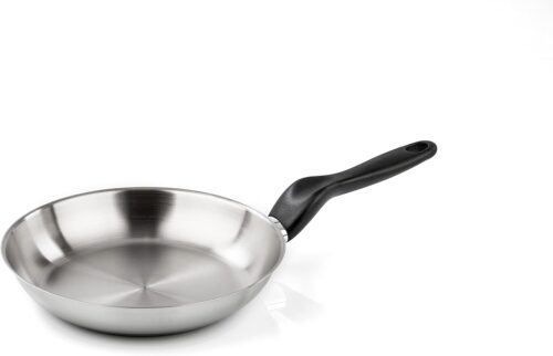 Barazzoni Le Inoxidabili Poele Ø 24 cm en acier inoxydable 1810, Made in Italy
