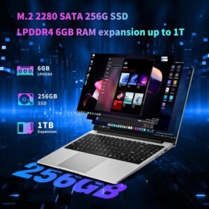 Ordinateur portable Celeron N4000 14,1" Moacreto 6Go/256Go