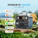 71blyoC2oVL._AC_SL1500_.jpg Powdeom Portable Electric Station, LiFeP04 Battery, 614Wh Fast Charge in 1 Hour, AC Outputs, 500W Input, Solar Generator for Outdoor