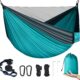 PHYSEN Hamac de Camping avec Moustiquaire, Hamac d'exterieur 2 Personnes,300 kg Capacite de Charge hamac, Ultra-leger Nylon a Parach