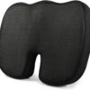 Coussin Coccyx,Coussin Ergonomique Assise, Coussin Chaise Bureau, Mousse a Memoire de Forme, pour Siege Voiture Auto Conducteur Faut