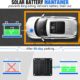 12V Car Battery Maintainer ECO-WORTHY 10W Solar, Clips