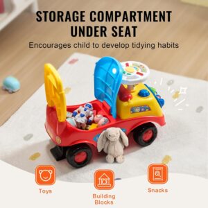 71cUnXzZ-0L._SL1500_.jpg VEVOR Push Car for Toddlers 1-3 Years Old Kids Car with Musical Steering Wheel and Horn, Sit Up Stand Toy, Under Seat Storage for Bo