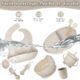 Assiette bébé CUBTEM - Set repas 12 pièces ventouse silicone